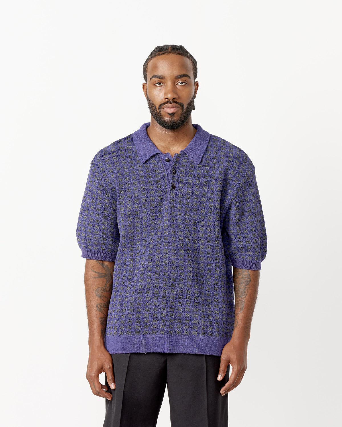 Houndstooth Polo Sweater Needles Explore the Latest Trends and
