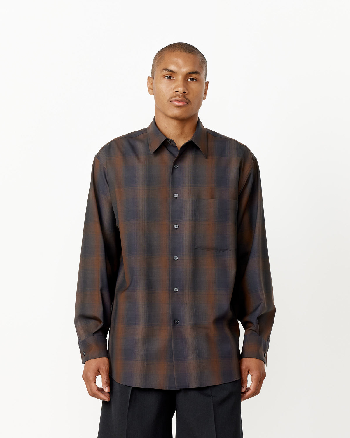 Check Out Our Exciting Line of Super Light Wool Check Shirt Auralee .  Unique Designs You'll Never Find Anywhere else