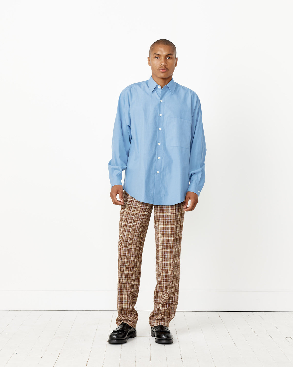 Find Your Washed Fine Twill Big Shirt Auralee X - A Wide Variety